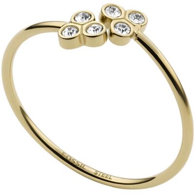 Fossil Ring Sadie für Damen aus Edelstahl, gold gold Fossil Ring Sadie für Damen aus Edelstahl, gold gold