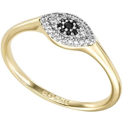 Fossil Damenring aus Sterlingsilber, vergoldet gold Fossil Damenring aus Sterlingsilber, vergoldet gold