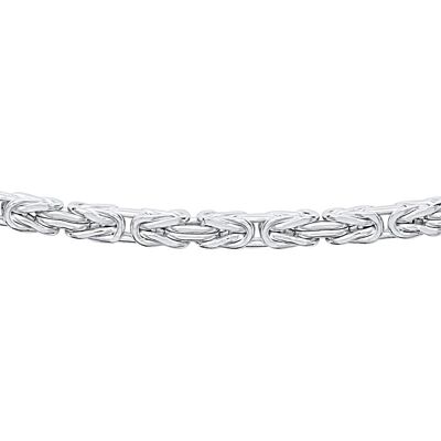 Unique Königsarmband aus Sterlingsilber, 2 mm, vierkant silber Unique Königsarmband aus Sterlingsilber, 2 mm, vierkant silber