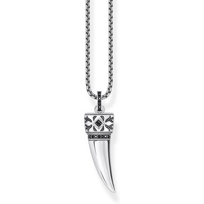 Thomas Sabo Kette mit Zahnanhänger aus Sterlingsilber mit Zirkonia silber Thomas Sabo Kette mit Zahnanhänger aus Sterlingsilber mit Zirkonia silber