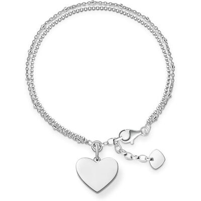 Thomas Sabo Armband Herz gravierbar LBA0102-001-12 silber Thomas Sabo Armband Herz gravierbar LBA0102-001-12 silber