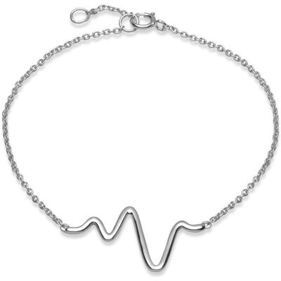 lanii Armband 925er Silber gezackter Anhänger silber lanii Armband 925er Silber gezackter Anhänger silber