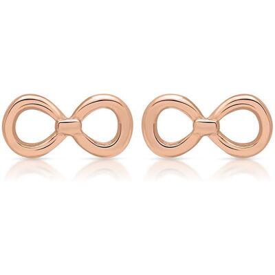 lanii Silber Ohrstecker rosévergoldet Infinity rosé lanii Silber Ohrstecker rosévergoldet Infinity rosé