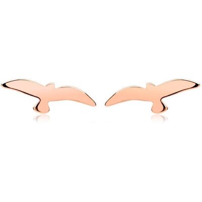 lanii 925er Silber Ohrstecker rosévergoldet Vogel rosé lanii 925er Silber Ohrstecker rosévergoldet Vogel rosé