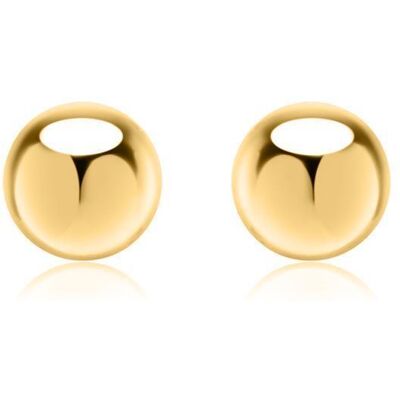 lanii Vergoldete 925er Silber Kugel Ohrstecker gold lanii Vergoldete 925er Silber Kugel Ohrstecker gold