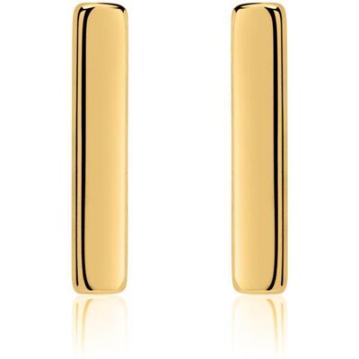 lanii Vergoldete 925er Silber Stäbchen Ohrstecker gold lanii Vergoldete 925er Silber Stäbchen Ohrstecker gold