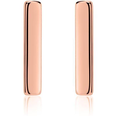 lanii Stäbchen Ohrstecker aus rosévergoldetem 925er Silber rosé lanii Stäbchen Ohrstecker aus rosévergoldetem 925er Silber rosé
