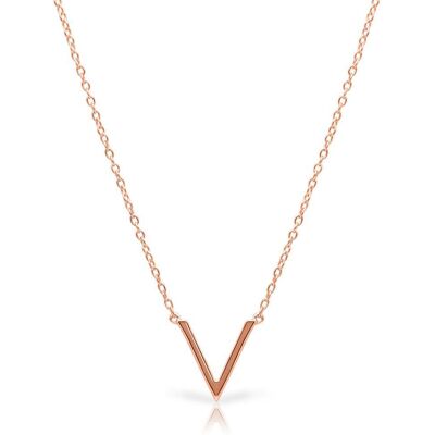 lanii Kette Anhänger V-förmig Silber rosévergoldet rosé lanii Kette Anhänger V-förmig Silber rosévergoldet rosé