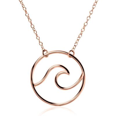 lanii Kette Wave aus rosévergoldetem Sterlingsilber rosé lanii Kette Wave aus rosévergoldetem Sterlingsilber rosé