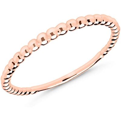 lanii Kugel Ring aus rosévergoldetem 925er Silber lanii Kugel Ring aus rosévergoldetem 925er Silber