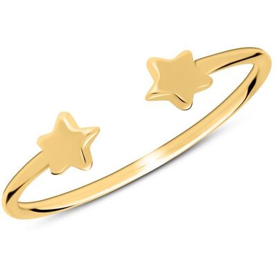 lanii Sternen Ring aus vergoldetem 925er Silber lanii Sternen Ring aus vergoldetem 925er Silber