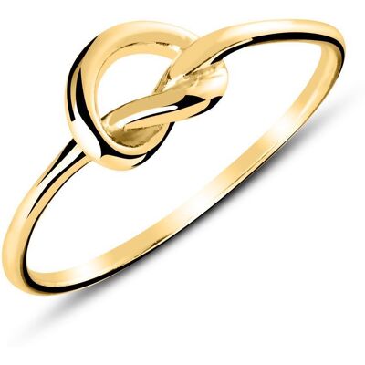 lanii Herzring aus vergoldetem Sterlingsilber lanii Herzring aus vergoldetem Sterlingsilber