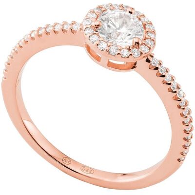 Michael Kors Damenring aus 925er Silber mit Zirkonia, IP Rosé rosé Michael Kors Damenring aus 925er Silber mit Zirkonia, IP Rosé rosé