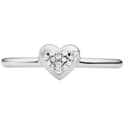 Michael Kors Herzring Premium für Damen aus 925er Silber, Zirkonia silber Michael Kors Herzring Premium für Damen aus 925er Silber, Zirkonia silber