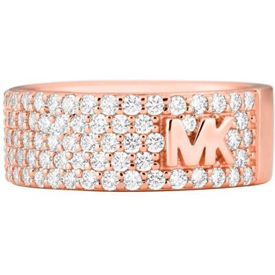Michael Kors Bandring für Damen aus 925er Silber, rosé mit Zirkonia rosé Michael Kors Bandring für Damen aus 925er Silber, rosé mit Zirkonia rosé