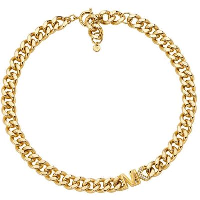 Michael Kors Panzerkette Brass für Damen aus Messing, vergoldet gold Michael Kors Panzerkette Brass für Damen aus Messing, vergoldet gold