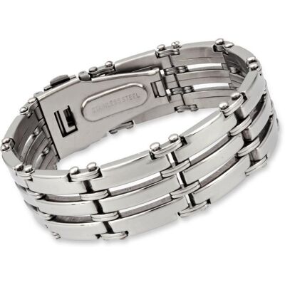 Unique Modernes hochglanzpoliertes Armband Edelstahl silber Unique Modernes hochglanzpoliertes Armband Edelstahl silber