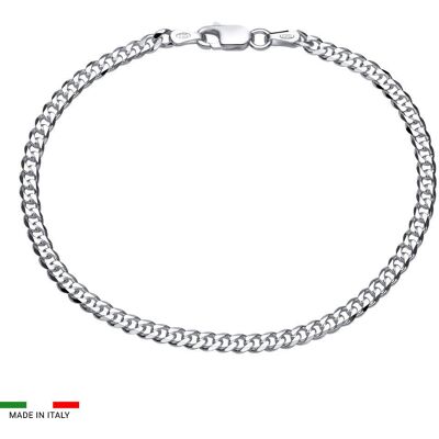 Unique 925 Silberarmband: Panzerarmband Silber 3mm silber Unique 925 Silberarmband: Panzerarmband Silber 3mm silber