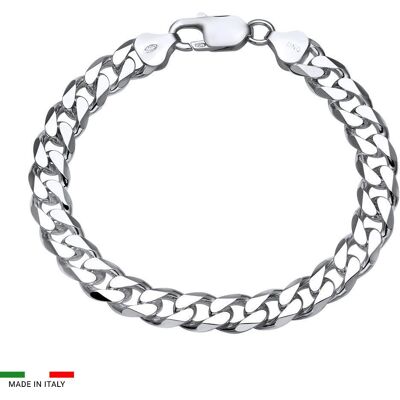 Unique 925 Silberarmband: Panzerarmband Silber 8mm Unique 925 Silberarmband: Panzerarmband Silber 8mm