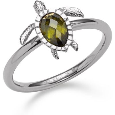Paul Hewitt Turtle Ring für Damen aus Edelstahl mit Zirkonia silber Paul Hewitt Turtle Ring für Damen aus Edelstahl mit Zirkonia silber