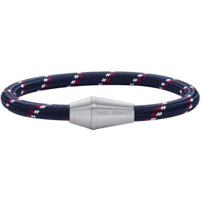 Paul Hewitt Conic Armband aus Nylon, marine, rot, weiß blau Paul Hewitt Conic Armband aus Nylon, marine, rot, weiß blau