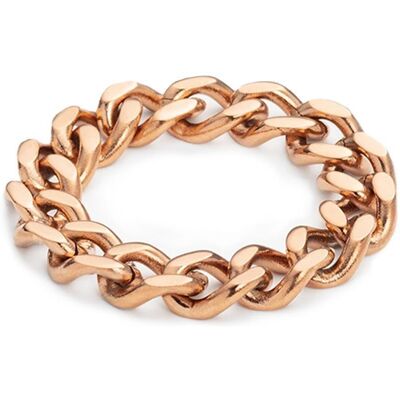 Paul Hewitt Damenring Treasure Chain aus rosévergoldetem Edelstahl rosé Paul Hewitt Damenring Treasure Chain aus rosévergoldetem Edelstahl rosé