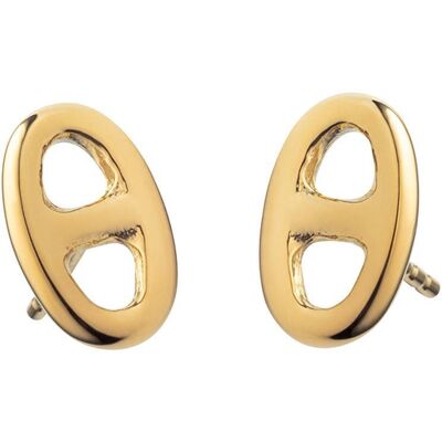 Paul Hewitt Anchor Chain Ohrstecker für Damen aus Edelstahl, gold gold Paul Hewitt Anchor Chain Ohrstecker für Damen aus Edelstahl, gold gold