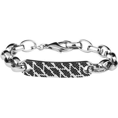 Police Armband Hervey für Herren aus Edelstahl silber Police Armband Hervey für Herren aus Edelstahl silber
