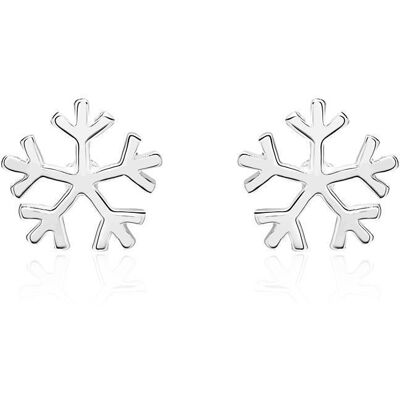 Unique Sterlingsilber Ohrstecker Schneeflocke silber Unique Sterlingsilber Ohrstecker Schneeflocke silber