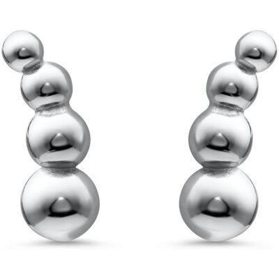 Unique Ear Climber Kugeln aus Sterlingsilber silber Unique Ear Climber Kugeln aus Sterlingsilber silber