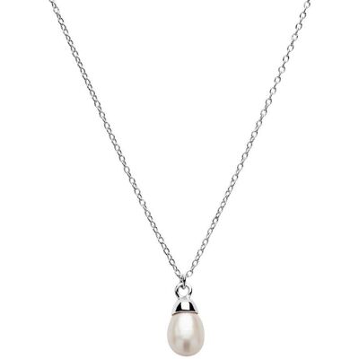 Unique Kette für Damen aus 925er Sterlingsilber mit Perle silber Unique Kette für Damen aus 925er Sterlingsilber mit Perle silber