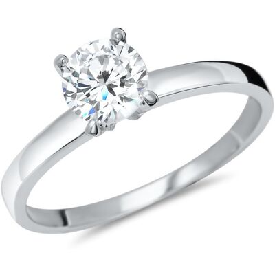Unique 925 Silberring mit Zirkonia Unique 925 Silberring mit Zirkonia