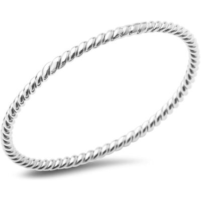 Unique Ring für Damen im Kordeldesign aus Sterlingsilber silber Unique Ring für Damen im Kordeldesign aus Sterlingsilber silber