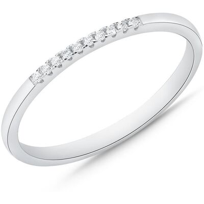 Unique Damenring aus 925er Silber mit Zirkoniasteinen Unique Damenring aus 925er Silber mit Zirkoniasteinen