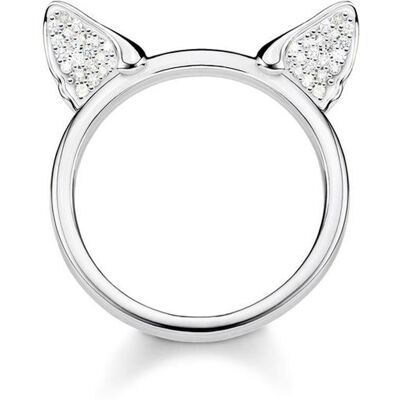 Thomas Sabo Damenring Katzenohren aus Sterlingsilber mit Zirkonia silber Thomas Sabo Damenring Katzenohren aus Sterlingsilber mit Zirkonia silber