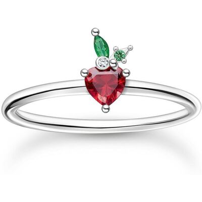 Thomas Sabo Damenring Erdbeere aus Sterlingsilber mit Zirkonia silber Thomas Sabo Damenring Erdbeere aus Sterlingsilber mit Zirkonia silber