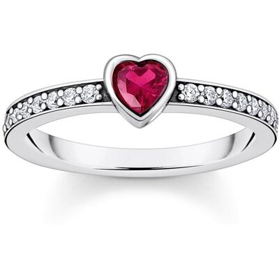 Thomas Sabo Damen Solitärring aus Sterlingsilber mit Zirkonia silber Thomas Sabo Damen Solitärring aus Sterlingsilber mit Zirkonia silber