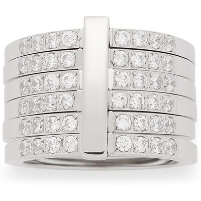 Leonardo Stylischer Ring Lustrino Zirkonia Leonardo Stylischer Ring Lustrino Zirkonia
