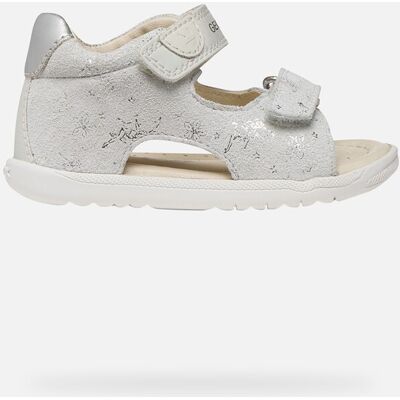 GEOX Schuhe Sandal Macchia Baby Mädchen Off-white/silber 19 Off-white/silber GEOX Schuhe Sandal Macchia Baby Mädchen Off-white/silber 19 Off-white/silber