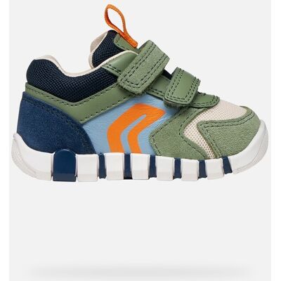 GEOX Schuhe Iupidoo Baby Olivgrün/marineblau 19 Olivgrün/marineblau GEOX Schuhe Iupidoo Baby Olivgrün/marineblau 19 Olivgrün/marineblau