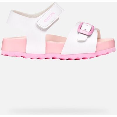 GEOX Schuhe Sandal Chalki Kleinkind Mädchen Weiß/rosa 21 Weiß/rosa GEOX Schuhe Sandal Chalki Kleinkind Mädchen Weiß/rosa 21 Weiß/rosa