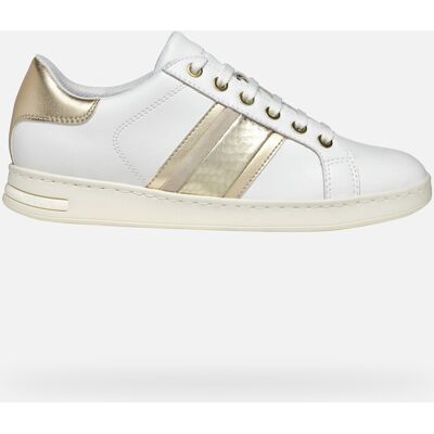 GEOX Schuhe Jaysen Dame Weiß/hellgold 35 Weiß/hellgold GEOX Schuhe Jaysen Dame Weiß/hellgold 35 Weiß/hellgold