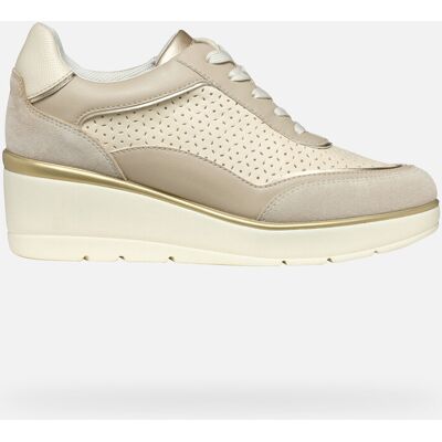 GEOX Schuhe Ilde Dame Beige/hellbeige 36 Beige/hellbeige GEOX Schuhe Ilde Dame Beige/hellbeige 36 Beige/hellbeige