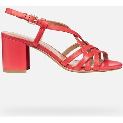 GEOX Schuhe Virnilisa 65 S Dame Korallenrot 37,5 Korallenrot GEOX Schuhe Virnilisa 65 S Dame Korallenrot 37,5 Korallenrot