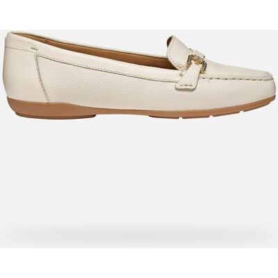 GEOX Schuhe Annytah Moc Dame Off-white 40 Off-white GEOX Schuhe Annytah Moc Dame Off-white 40 Off-white