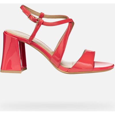 GEOX Schuhe New Eraklia 80 T01 Dame Korallenrot 37,5 Korallenrot GEOX Schuhe New Eraklia 80 T01 Dame Korallenrot 37,5 Korallenrot
