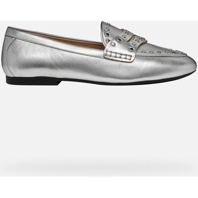 GEOX Schuhe New Palmaria Dame Silber 37,5 Silber GEOX Schuhe New Palmaria Dame Silber 37,5 Silber