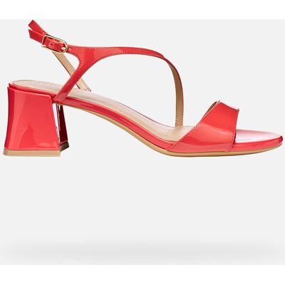 GEOX Schuhe New Eraklia 50 T01 Dame Korallenrot 37,5 Korallenrot GEOX Schuhe New Eraklia 50 T01 Dame Korallenrot 37,5 Korallenrot