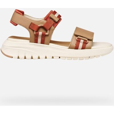 GEOX Schuhe Flextride S Dame Beige/ziegelrot 35 Beige/ziegelrot GEOX Schuhe Flextride S Dame Beige/ziegelrot 35 Beige/ziegelrot