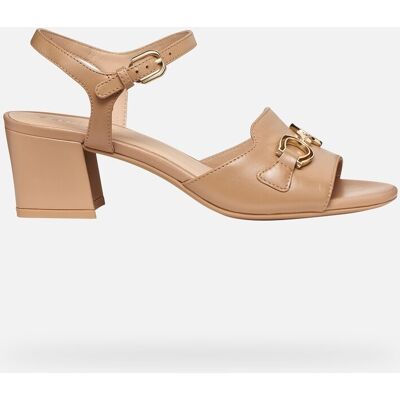 GEOX Schuhe New Eraklia 50 Dame Beige 37,5 Beige GEOX Schuhe New Eraklia 50 Dame Beige 37,5 Beige